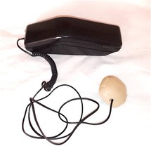 Kodak telefono tasti design black da scrivania / parete anni 90 modernariato