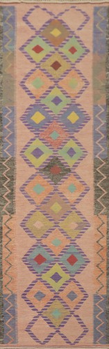 Tappeto runner kilim tessuto