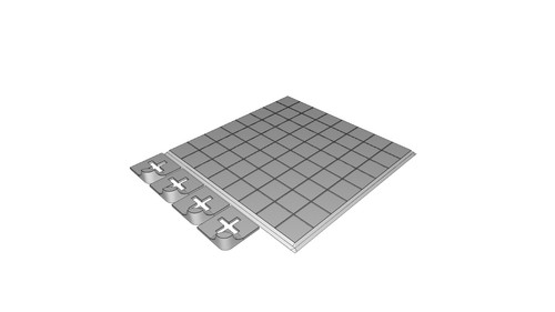 Tavolo scacchi micro 80mm con - scacchi,