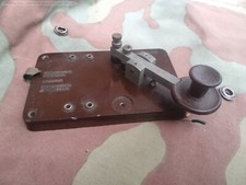 Antico Tasto telegrafico  morse code   key sistema oscillofono   bakelite