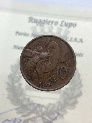 Centesimi ape 1921 regno - ape, bb