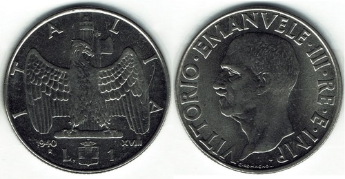 Lira anno 1940 regno - 1940, - 