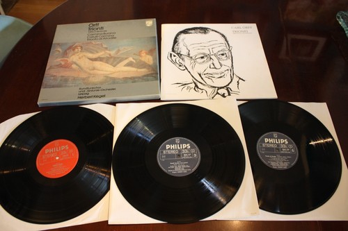 Vinyl album orff trionfi - orff,