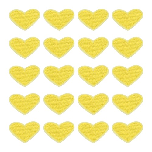 Pezzi cuore toppe ferro - 20,
