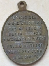MEDAGLIA VOTIVA BOVARA DI