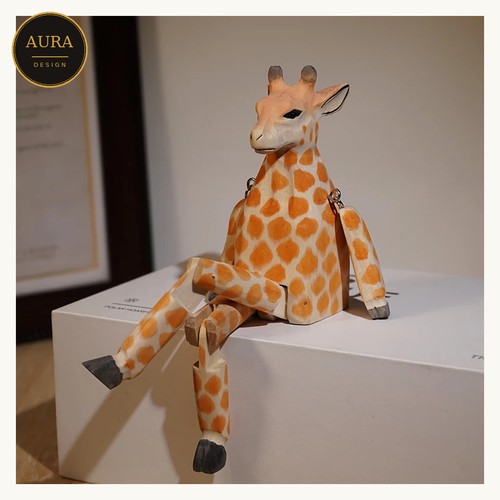 Giraffa legno gambe lunghe - in,