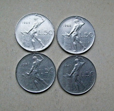 1963 1964 1965 e 1967 4 MONETE