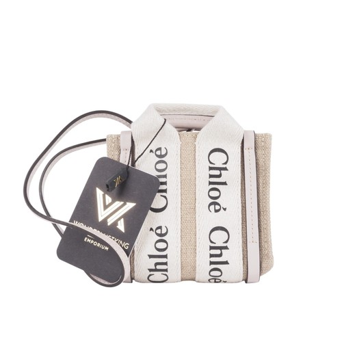 Chloé nano woody mini borsa - woody,