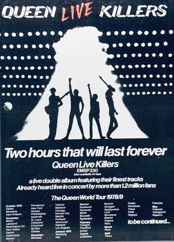 Queen 1979 poster - queen,