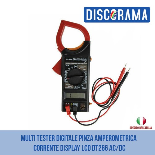 Multi tester digitale pinza - tester,