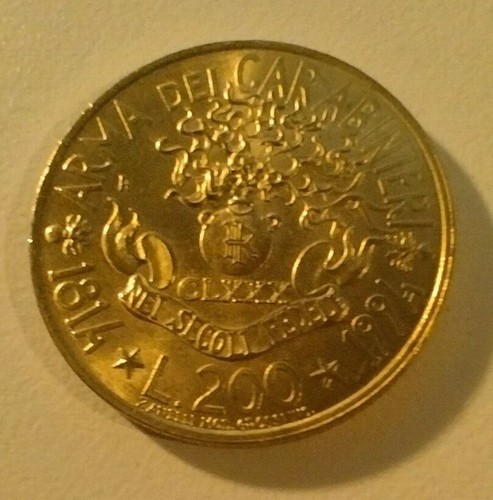 Moneta 200 lire arma - 200,