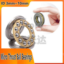 Cuscinetti a sfera micro spinta in acciaio cuscinetto piatto alta precisione ID 3~10