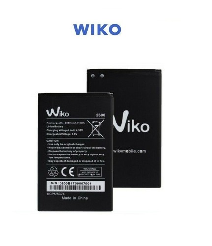 Batterie wiko 2600 pour - 2600,