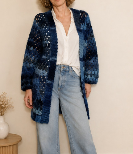 Cardigan donna fatto mano - cardigan,