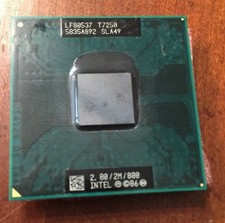 2.0Ghz 1420 1400 Intel Core 2 Duo T7250 2GHz 2MB CPU processor SLA49 478micro P