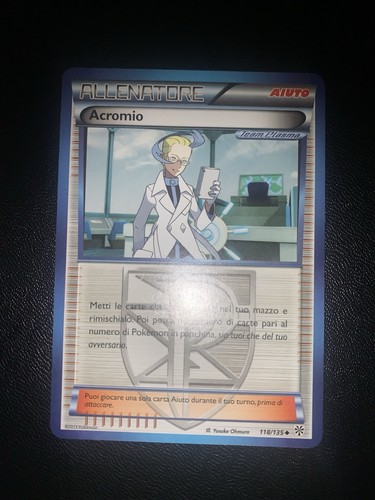 Carta pokemon 118 135 acromio - carta,