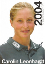 Autografo Carolin LEONHARDT