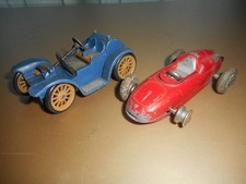 COPPIA SCHUCO MICRO RACER INCOMPLETE, PER PEZZI O RESTAURO. CARICA FUNZIONANTE.