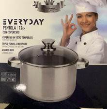 Blumenthal Bavaria Everyday Pentola Inox coperchio in vetro 12-14-16-18-20-22-24