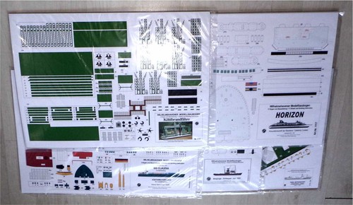 Lotto 5 fogli - lotto, modellismo