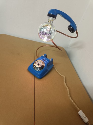Telefono lampada vintage - telefono,