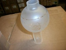 VETRO FORMA DI TUBO DECORATO