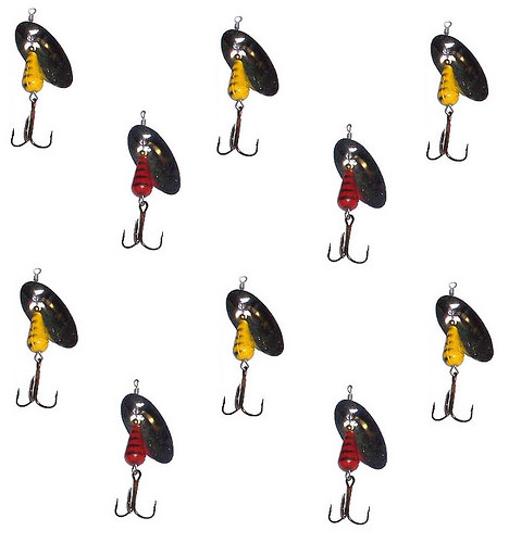 Stock cucchiaini pesca - stock, 10