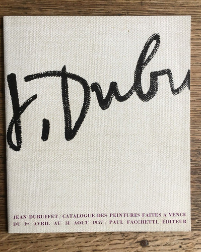 Jean dubuffet catalogue - jean,