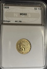 1909 indiano quarto d'oro