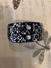 BRACCIALE CHANEL NERO RESINA