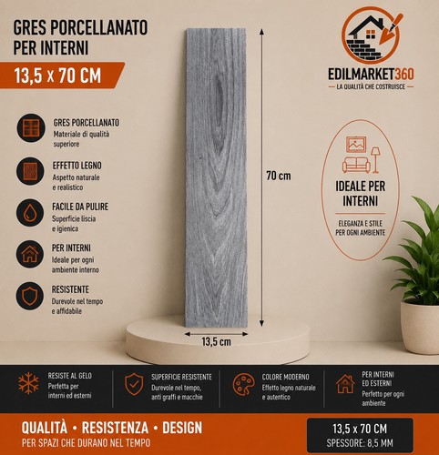 40mq pavimento - 1,40mq, (15pz)