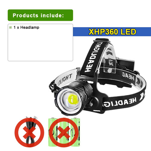 Lampada frontale ricaricabile