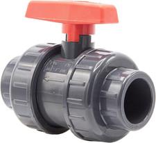 Valvola a Sfera in PVC I 32 Mm I 1 Pollice I Tipo AK I per Prese E Raccordi a Co