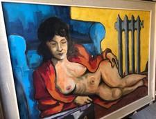 Tantin Mario - MUSICA PROIBITA, 1964 olio su tela, cm 70x100