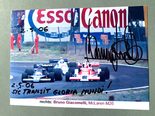 Bruno giacomelli pilota - bruno, di