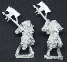 Warhammer Fantasy Beastmen Bestigor Khorngor warriors Khorne metal OOP