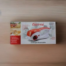 Girmi Grattugia elettrica ricaricabile GT02 senza filo 2 rulli inox rosso Rotex
