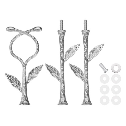 Tier cake tray silver - 3,