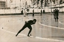 1956 CORTINA D'AMPEZZO Giochi Olimpici pattinaggio Boris SCHILKOV Fotografia