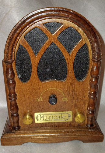 Radio legno music box - legno,