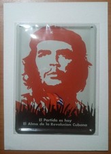 Cartolina Con Placca Metallica Che Guevara
