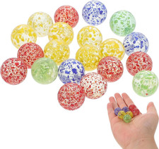 20 Biglie Di Vetro Colorate