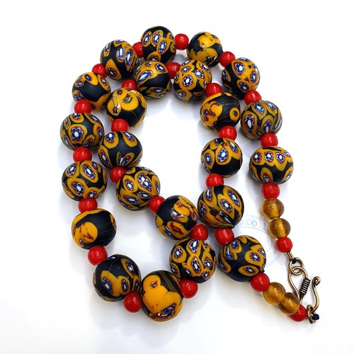 Collana perle vetro - di,