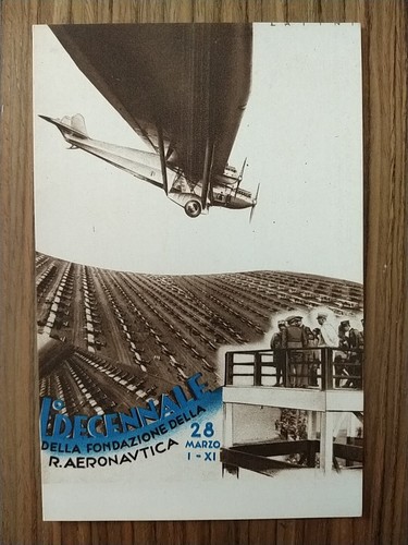 Cartolina decennale fondazione