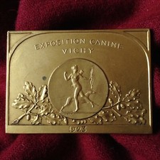 Antica medaglia targa arte