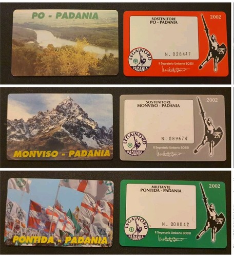Tessera lega nord padania - tessera, nord❗padania