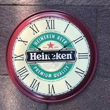 Heineken Metal Clock