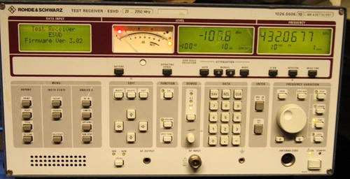 Rohde schwarz esvd - rohde, test