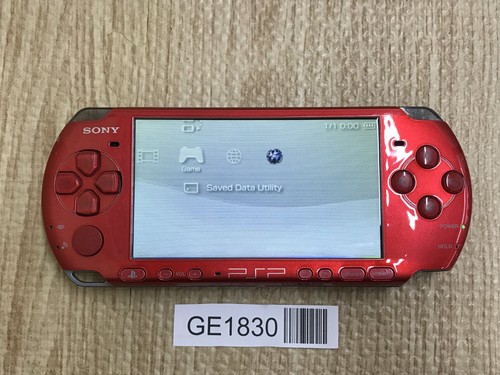 Psp 3000 radiant red console - psp-3000,