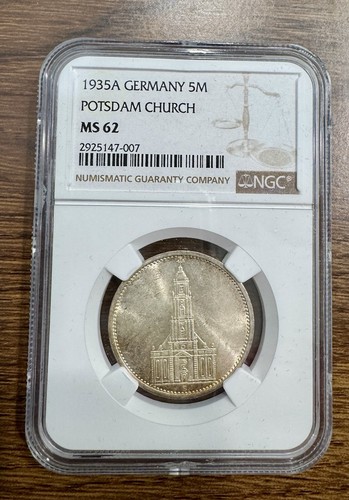 1935a ms62 reichsmark chiesa - 5,